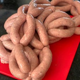 Shropshire Hills Catering homemade sausages perfect for the BBQ