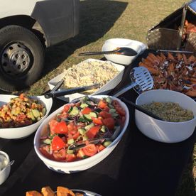Shropshire Hills Catering Ltd mobile outdoor catering mixed salads