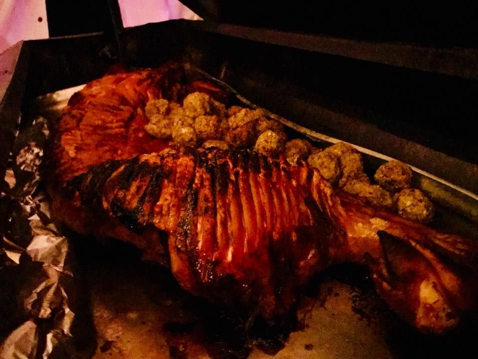 Shropshire Hills Catering Hog Roast in Mobile Oven
