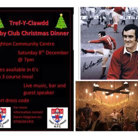 Shropshire Hills Catering for Tref-Y-Clawdd (Knighton) Rugby Football Club 08/12/2018 
