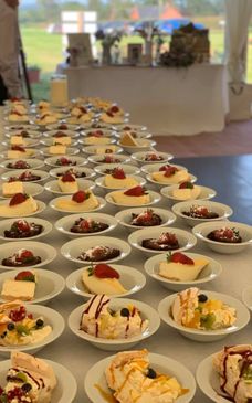 Desserts for a Wedding by Shropshire Hills Catering